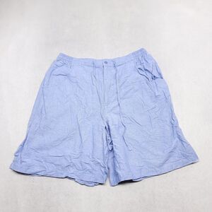Elisabeth Casual Button Zip Chino Short Shorts Womens Size 16 Blue